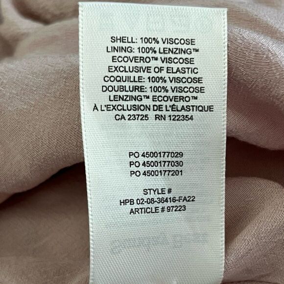 Aritzia Sunday Best Delilah Long Sleeve Mini Dress in Damask Pink Size Small - Picture 7 of 7